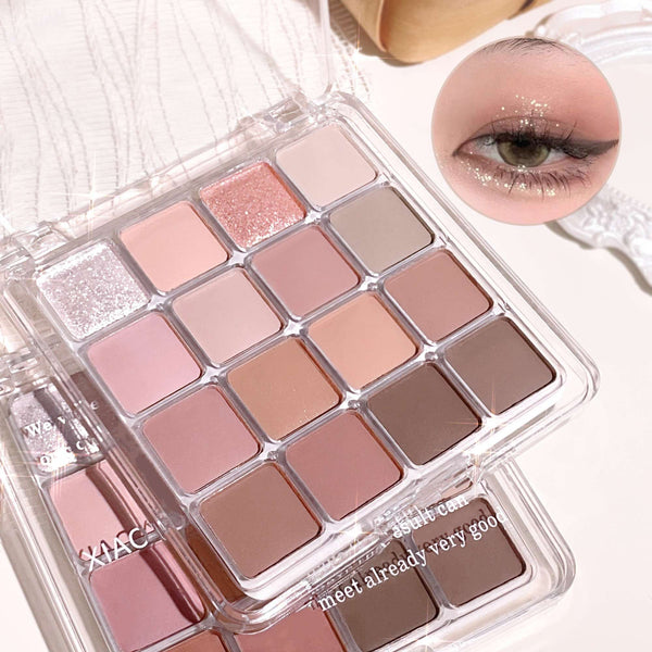 Paleta de Sombras Nude com 16 Cores