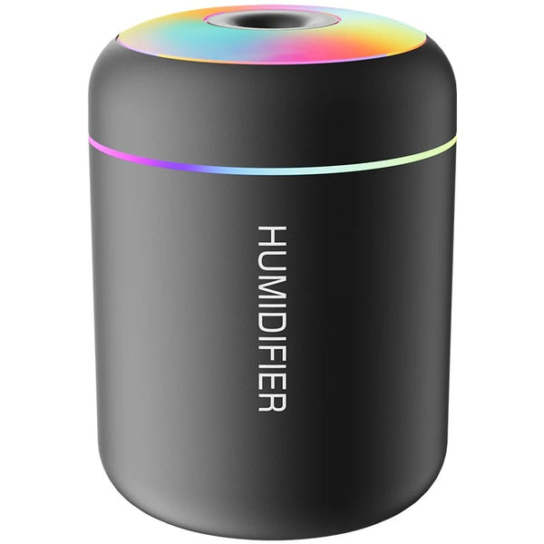 Mini Difusor Umidificador com LED Colorido